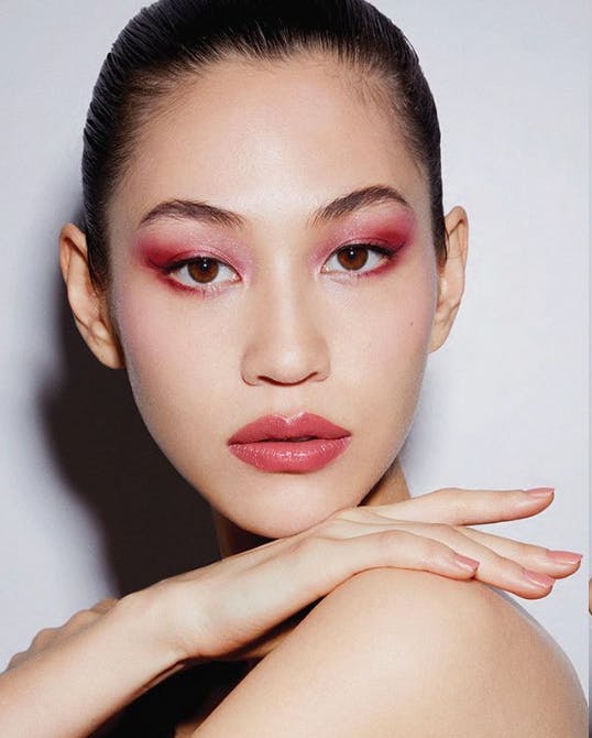 face person human lipstick cosmetics