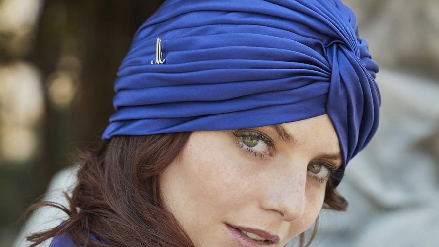 clothing apparel headband hat turban person human