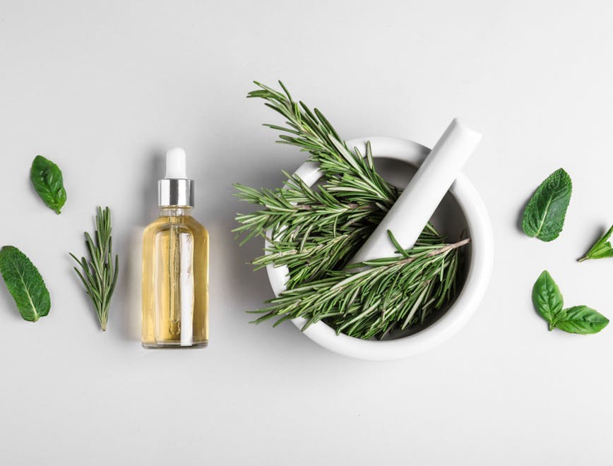 Rosemary oil for long hair and lashes